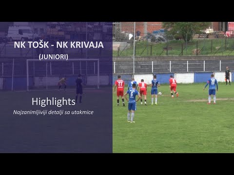 NK TOŠK Tešanj - NK KRIVAJA Zavidovići (Juniori): Pregled najzanimljivijih detalja sa utakmice