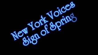 New York Voices - Sign of Spring