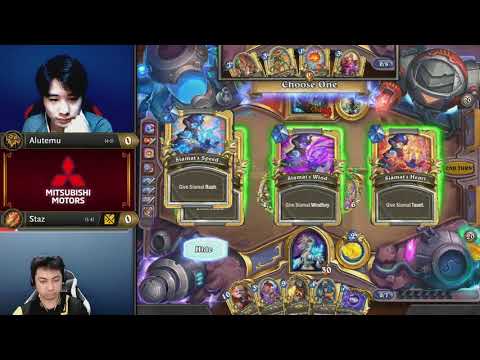 Alutemu vs Staz《爐石戰記》大師職業賽 亞太區 第二季 - W5D3