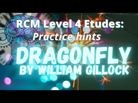 Dragonfly by William Gillock: piano practice tutorial