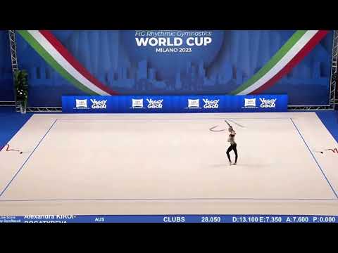 Carmel Kallemaa CAN Ribbon AA WC MILANO 2023