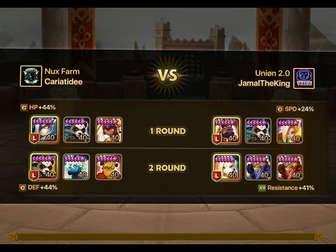 ☆ Summoners War Tetrarchia ☆ |Bolverk Mo Long Harmonia - Femg Yan Amelia Bulldozer|