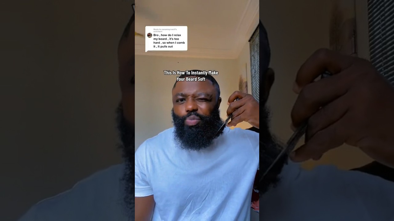 HOW TO INSTANTLY MAKE YOUR BEARD SOFT #beard
