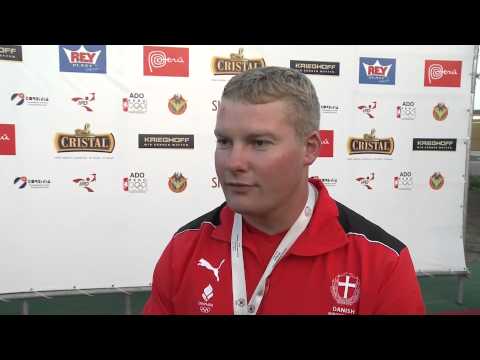 Interview (DEN) of Jesper Hansen - Men's Skeet World Champion at Lima 2013 ISSF WCH
