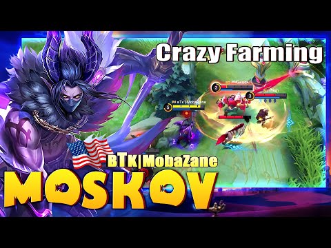 Twilight Dragon Moskov Crazy Farming Gameplay by ʙTᴋ | MobaZane ~ Mobile Legends