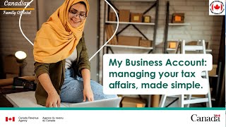 How to Create CRA Business Account 🇨🇦  l My Business Account
