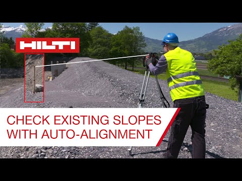 HOW TO Check an Existing Slope using Auto-Alignment on Hilti Rotating Laser PR 30-HVS A12