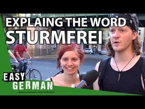 Part of a video titled Sturmfrei | Easy German 101 - YouTube