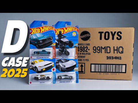 Auspacken von Hot Wheels 2025 – D-Case!