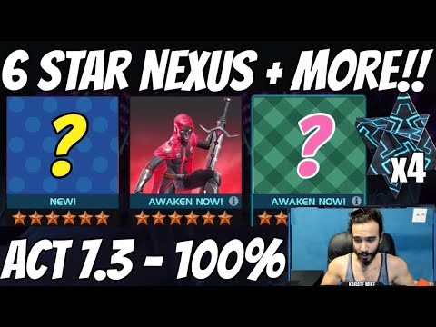 ACT 7.3 100% REWARDS OPENING - AMAZING 6 STAR NEXUS!!! VERY HAPPY!!!