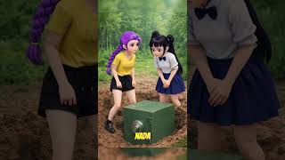 RUMI DESCOBRE  UM COFRE!!! #rumi #jinu #naruto