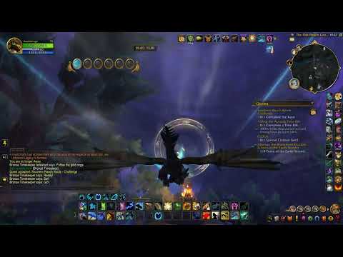 Wow The Forbidden Reach Race Course Southern Reach Route Challenge Gold