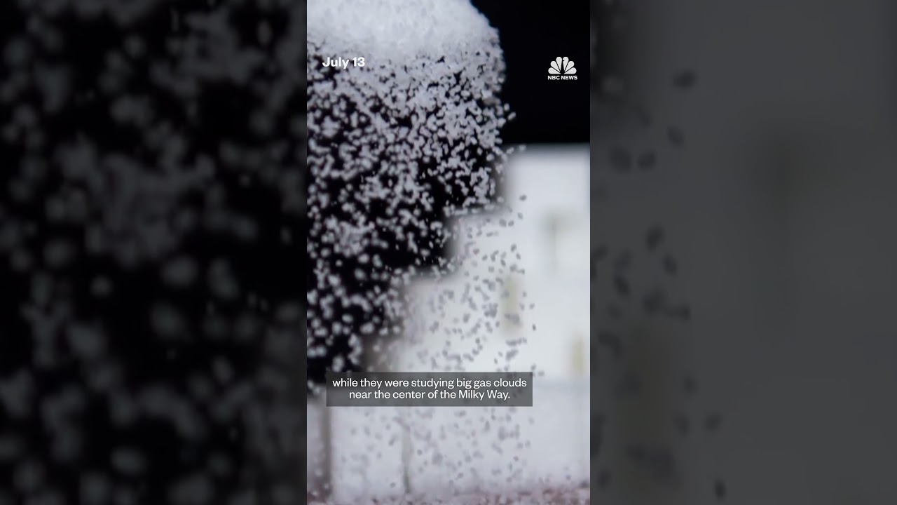 Video: Astronomers Detect Sugar Molecule in Milky Way Gas Cloud