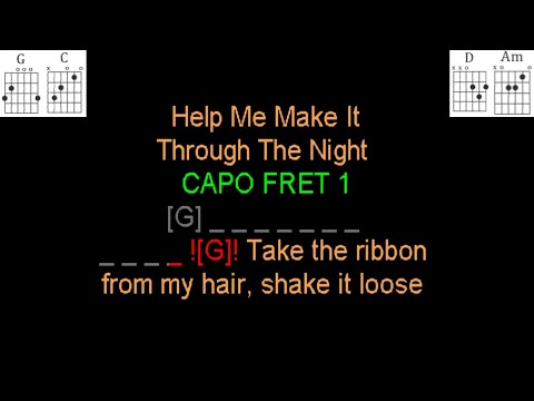 Help me make it throught the night - Elvis…