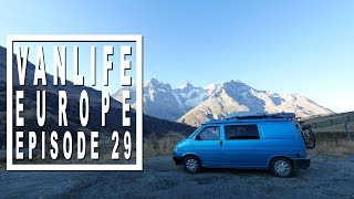 Vanlife Vlog: A Bit Cold on the French Alps