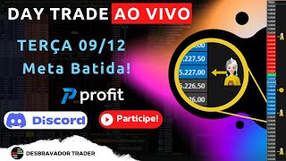 🔴 DAY TRADE AO VIVO 09/12/2025 [Dólar Futuro] 🔴