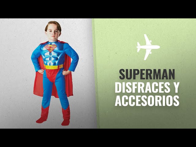Vídeo relacionado con Rubies Disfraz Superman Movie Deluxe para niños y niñas, Jumpuit con pecho acolchado y capa, Licencia Oficial Warner Bros DC Comics, Disfraces superhéroe infantil para Carnaval, Halloween y fiestas