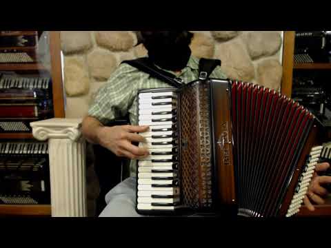 BELTEURIV3496CH - Chocolate Beltuna Euro IV Special Piano Accordion LMMM 34 96 $4999