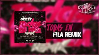 De La Ghetto Ft Ñengo Flow, Luigi 21 Plus, Ozuna, Pusho, Alexio - Todas En Fila (Remix)