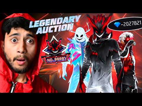 Legendary Entry in Auction with 20lakh Diamonds 💎😎 Evo Nightmare Bundle