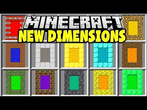 BeckBroJack - Minecraft NEW PORTALS MOD | DIAMOND DIMENSION, DIRT DIMENSION, TNT DIMENSION & MORE!!