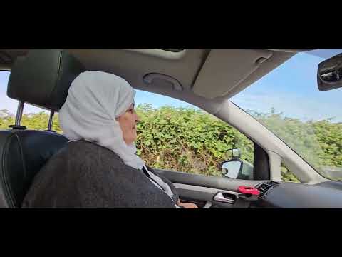 Skerries beach trip,  Siham first time in Skerries