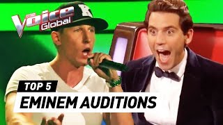 Video thumbnail of "BEST EMINEM's Lose Yourself Blind Auditions in The Voice"