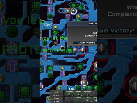 Creeper world 3 - Completing Map: 10168 CSM 03 Epic boss. #shorts