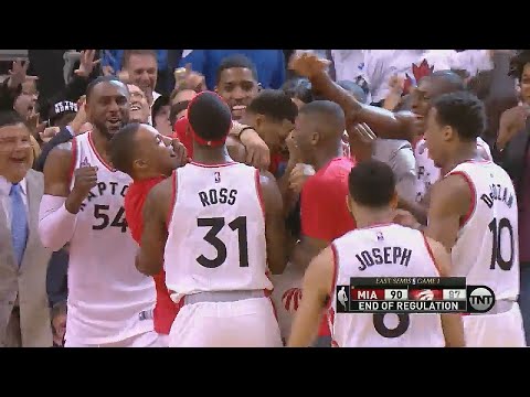 Kyle Lowry's Game-Tying Half-Court Buzzer-Beater | Heat vs Raptors | Game 1 | 2016 NBA Playoffs