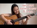 best part- daniel caesar ft. h.e.r. | no capo | easy guitar tutorial for beginners