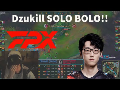 Caedrel Reacts To DZUKILL Solo Kill On FPX Nuguri!!
