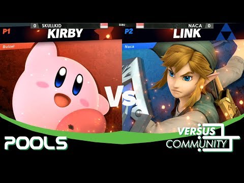 SSBU Pools - Skullkid (Kirby, Snake, Pikachu) vs. Naca (Link) - VSCommunity Weekly 13/11/19
