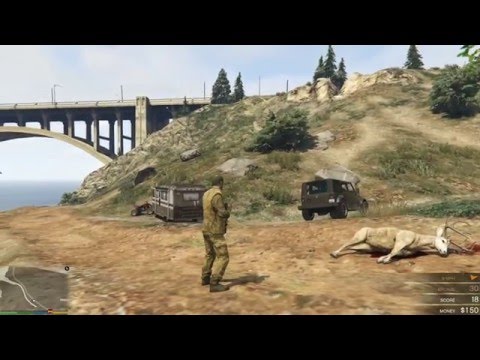 Grand Theft Auto 5 - Hunting animals (GTA 5 Walkthrough Part 116)