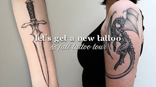 let's get a new tattoo & full tattoo tour 🗡️🖤
