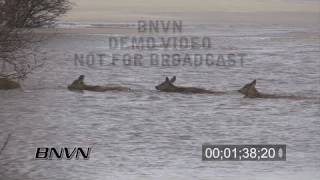 preview picture of video '3/25/2009 Oxbow, North Dakota Flooding - Part 2 stock video'