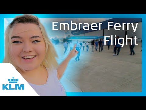 Embraer Ferry Flight | Intern On A Mission | KLM