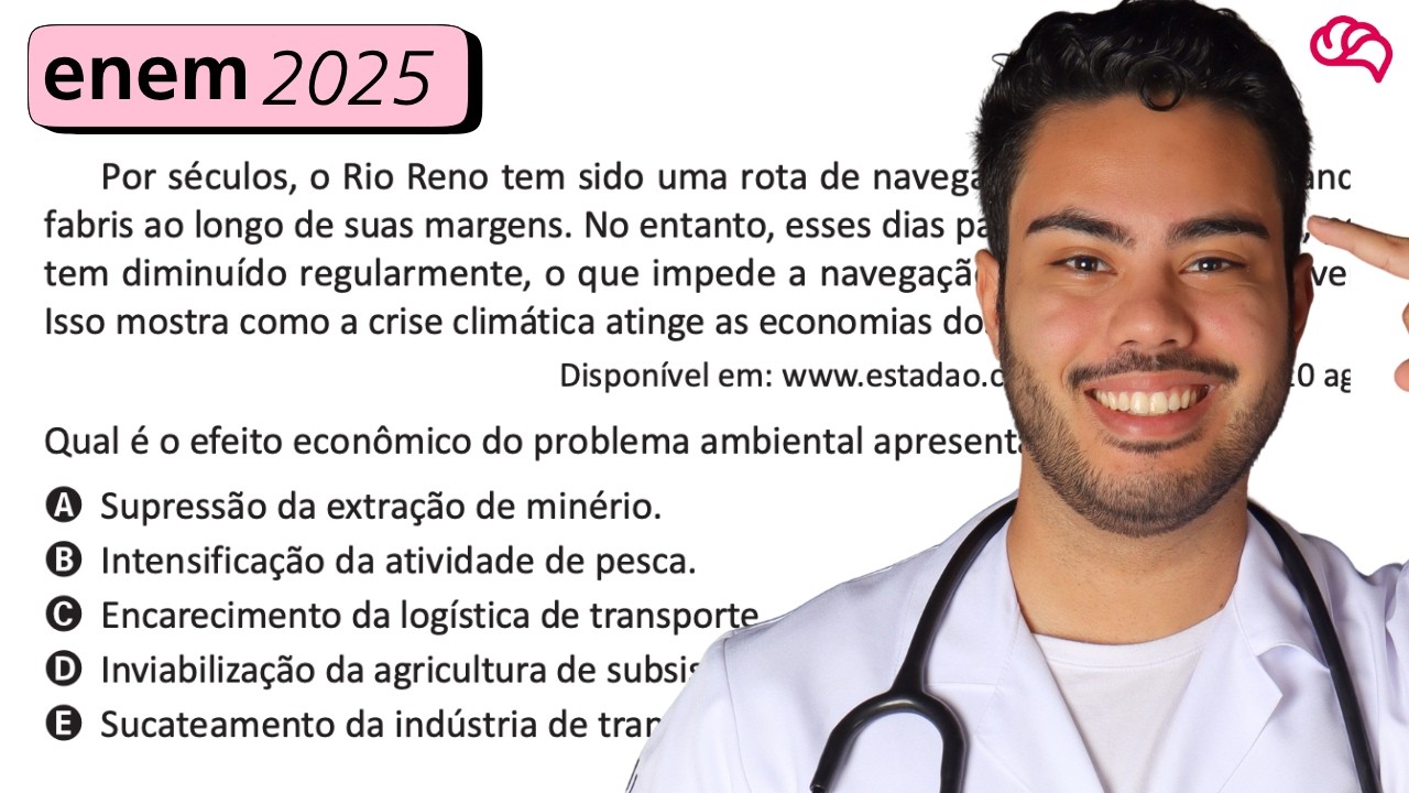 Resolução em Vídeo — Questão 56 ENEM 2025