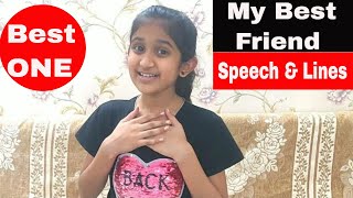 English Speech on My Best Friend || Best Friend speech for school || My friend speech