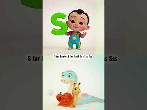 S for Snake S for Snail #abcd #shorts