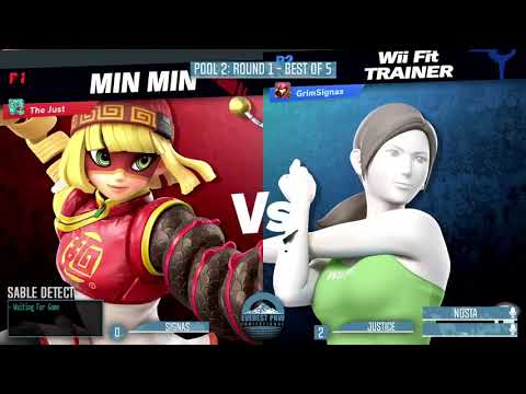 Everest PNW Invitational - Pool 2 - Signas (Little Mac, Wii Fit) vs Justice (Min Min)