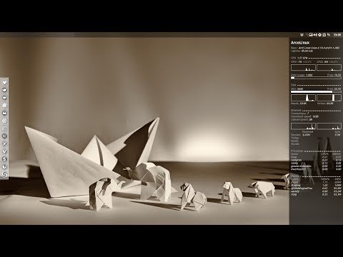 ArcoLinux : 688 the creation of the AUR-Lazuli conky