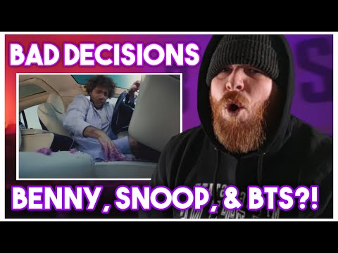 Benny Blanco, BTS & Snoop Dogg - Bad Decisions | AMERICAN REACTION!