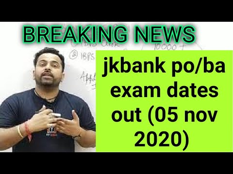 #JKBANK EXAM DATES OUT FOR PO. 20 DAYS CRASH COURSE