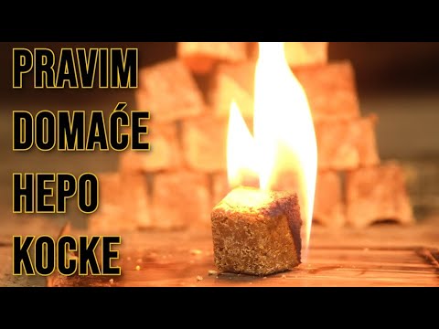 Pravim domaće hepo kocke od piljevine - ovo možeš uraditi sam!