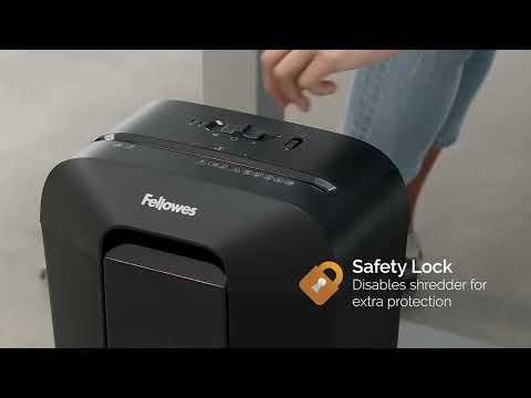 Video of the Fellowes Powershred LX45 Cross Cut Shredder Black Shredder