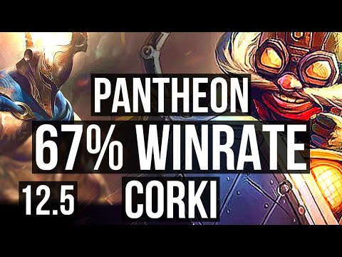 PANTH vs CORKI (MID) | 8 solo kills, 67% winrate, Legendary, 23/4/4 | BR Master | 12.5