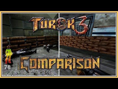 Turok 3: Shadow of Oblivion - Remastered Graphical Comparison