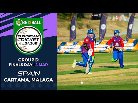 🔴 BET2BALL European Cricket League 2022 | Group D Finals Day | Cartama Oval Spain | T10 Live Cricket