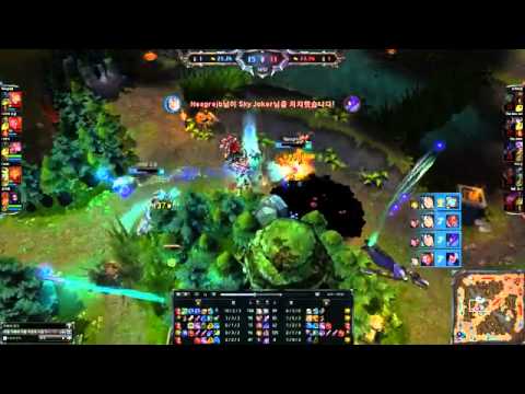 TSM Bjergsen Ahri Quadrakill, KR LOL Highlight