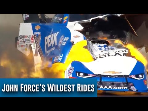 John Force Wreck